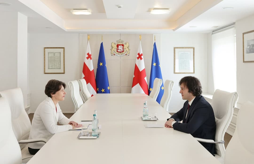 ირაკლი კობახიძე ესტონეთის ელჩს შეხვდა