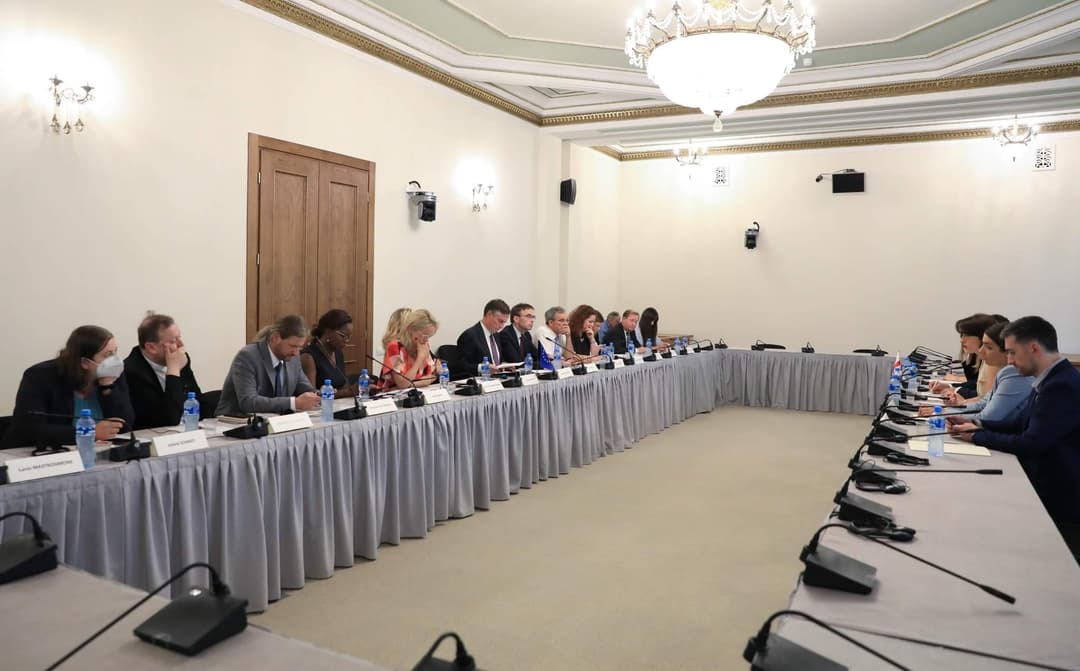 საპარლამენტო ოპოზიციის წარმომადგენლები ევროპული პარლამენტის საგარეო საქმეთა კომიტეტის დელეგაციის წევრებს შეხვდნენ