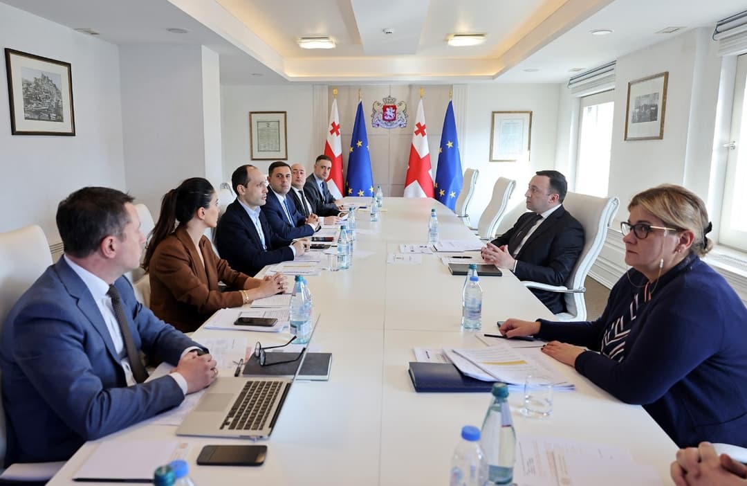 ირაკლი ღარიბაშვილმა ეკონომიკის მინისტრთან და მოადგილეებთან სამუშაო თათბირი გამართა