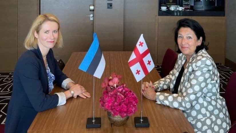 კაია კალასი – ესტონეთი მხარს უჭერს ქართველი ხალხის აშკარა სურვილს, იყვნენ ევროპის ნაწილი