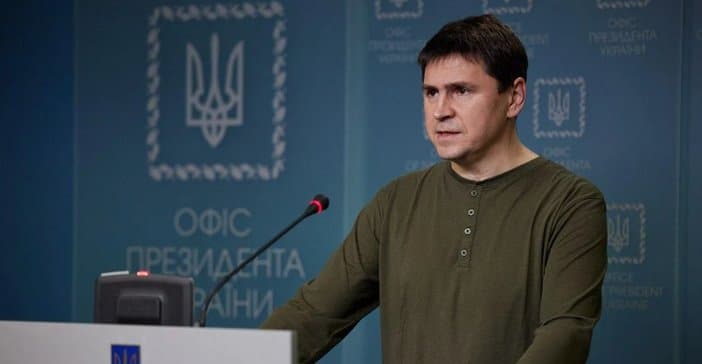 პოდოლიაკი – კრემლში მიაჩნიათ, რომ უკრაინა სამხედრო გზით უნდა აღიგავოს პირისაგან მიწისა და იგივეს აპირებენ მოლდოვას, საქართველოს და ყაზახეთის შემთხვევაშიც