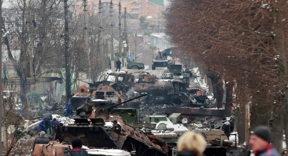 ომის მე-20 დღე უკრაინაში – განადგურებული 13 500-ზე მეტი რუსი ჯარისკაცი და ასობით სამხედრო ტექნიკა