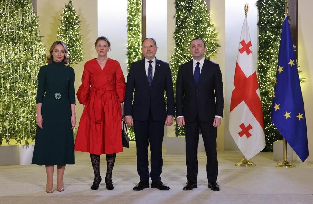 ირაკლი ღარიბაშვილმა დიპლომატიური კორპუსისა და საერთაშორისო ორგანიზაციების წარმომადგენლებს საახალწლო მიღებაზე უმასპინძლა