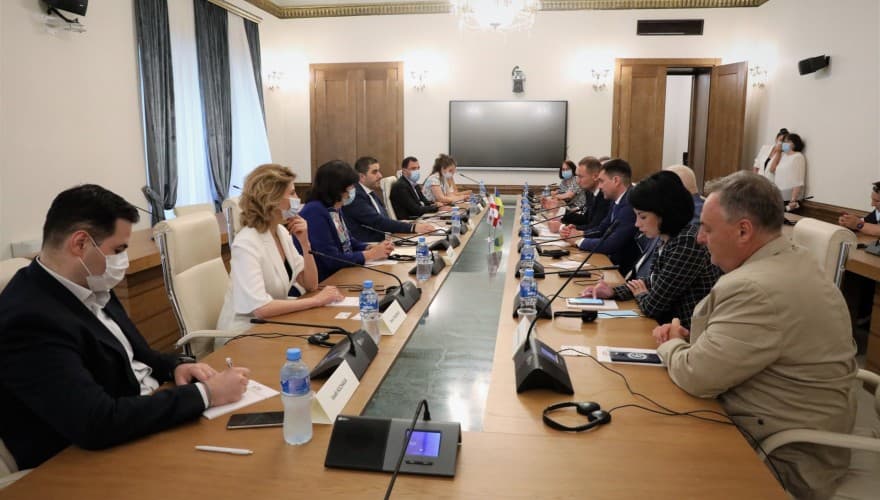 განათლებისა და მეცნიერების კომიტეტის წევრები უკრაინის დელეგაციას შეხვდნენ