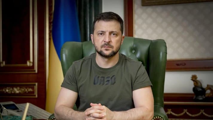 ზელენსკი – უკრაინის ქალაქებში არ შეიძლება იყოს მათი დროშა, ვინც არ იცის რა არის თავისუფლება