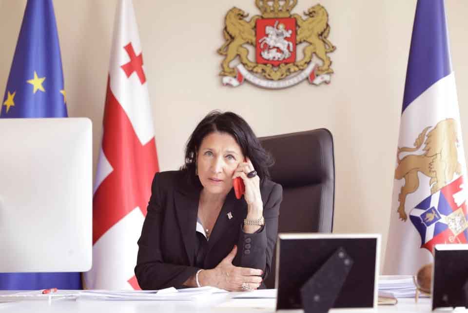 სალომე ზურაბიშვილსა და საბერძნეთის პრეზიდენტს შორის სატელეფონო საუბარი გაიმართა