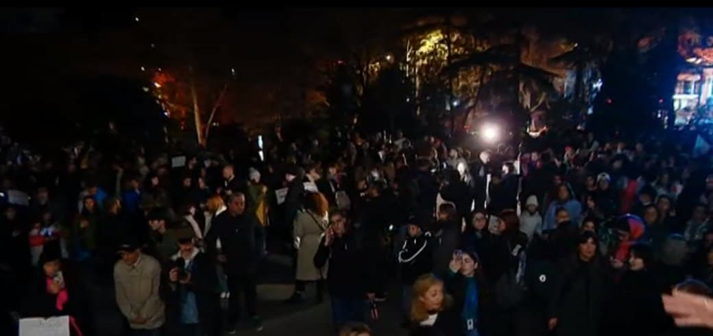 თბილისში ერთდროულად ორი საპროტესტო მსვლელობა მიმდინარეობს