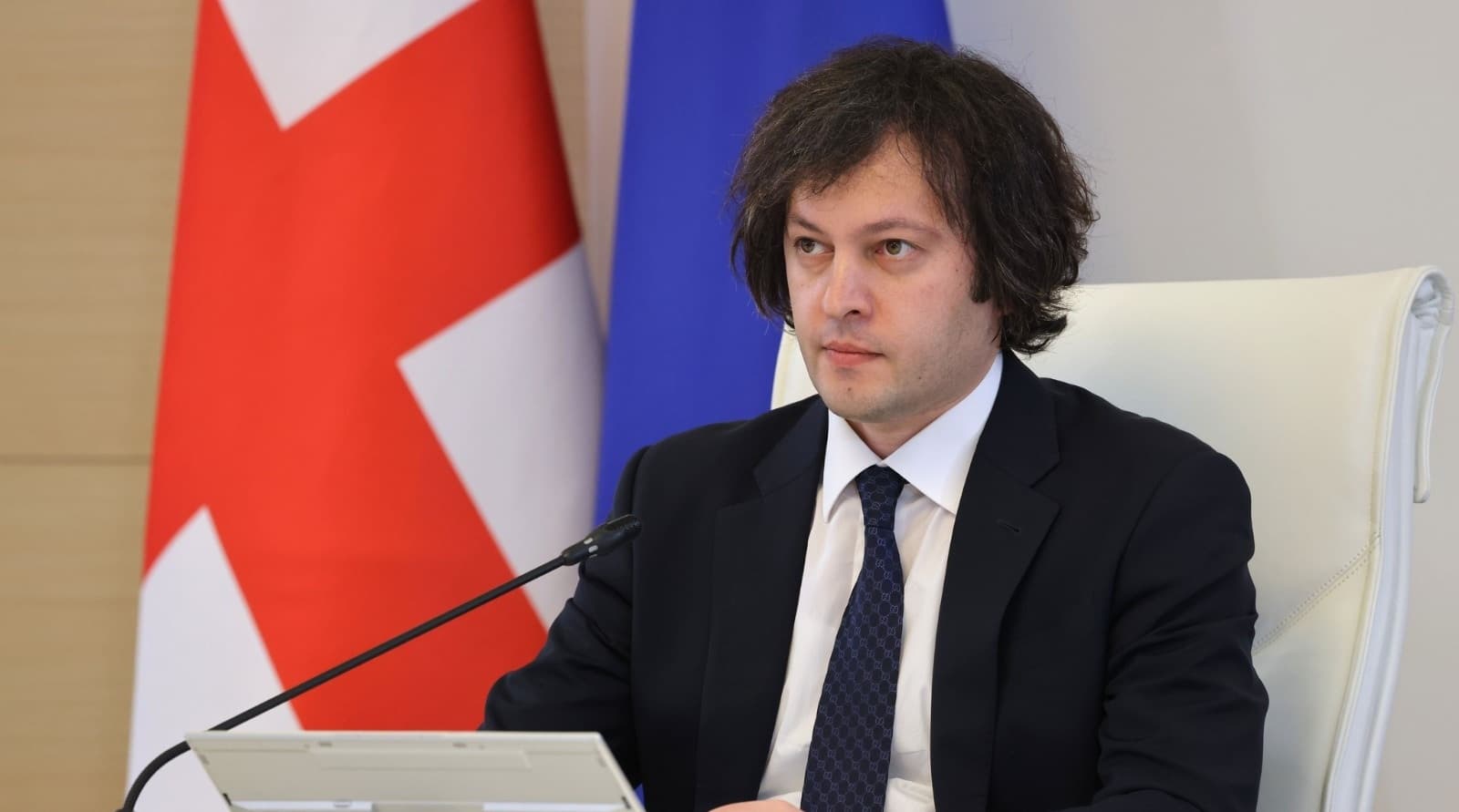 PM Kobakhidze introduced Geladze, who was attending his first cabinet meeting in the role.