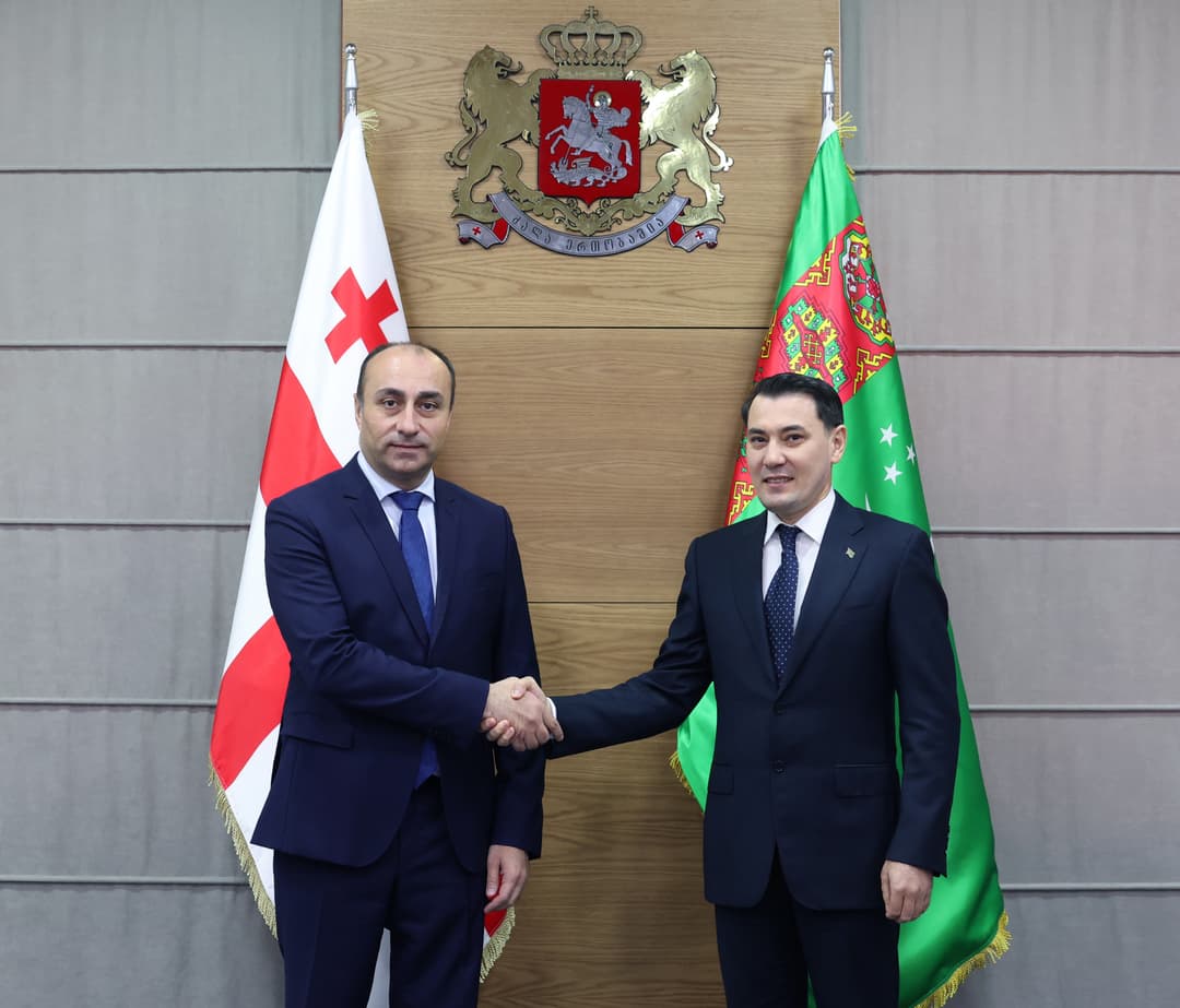 გეკა გელაძე თურქმენეთის საგანგებო და სრულუფლებიან ელჩს შეხვდა