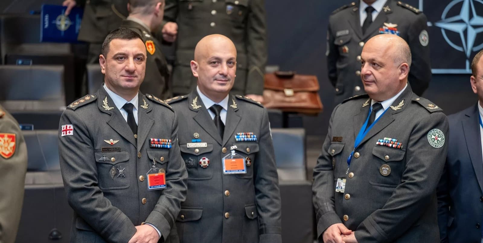 Lieutenant General Matiashvili also held bilateral meetings with the Chair of the NATO Military Committee