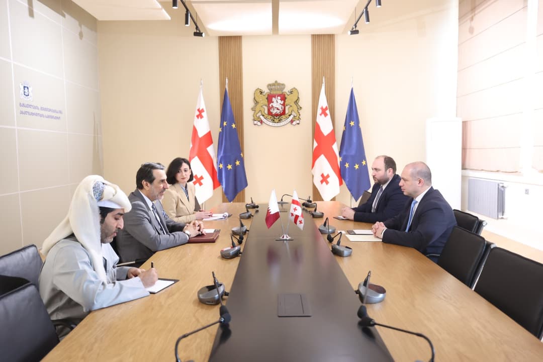 გივი მიქანაძემ საქართველოში კატარის სახელმწიფოს საგანგებო და სრულუფლებიან ელჩს უმასპინძლა