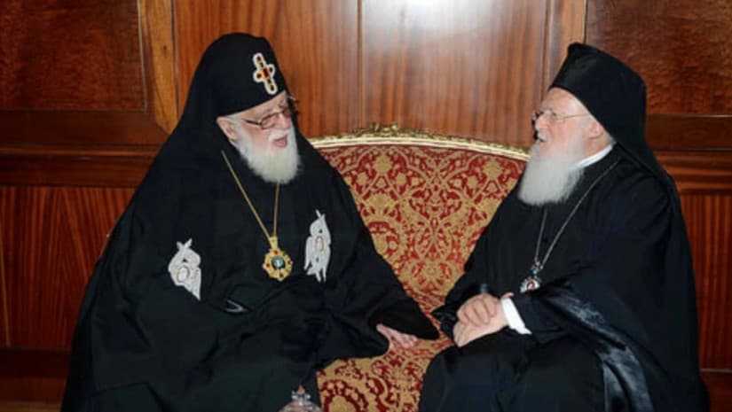 The Ecumenical Patriarch also held a memorial service for Ilia II at the Patriarchal Church of St George, honouring the late Georgian spiritual leader