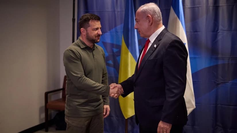 ნეთანიაჰუს ირანული დრონების წინააღმდეგ ბრძოლაში თანამშრომლობის საკითხზე ზელენსკისთან საუბარი სურს