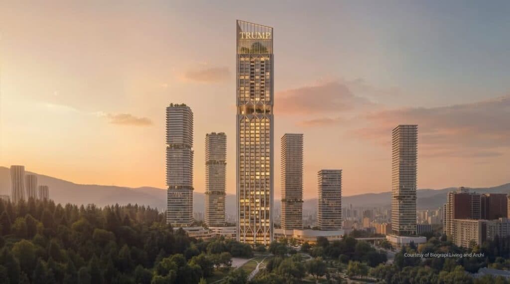 “With a prime location, in the heart of Tbilisi, this tower will quickly become a landmark as the tallest building in Georgia,” Trump said