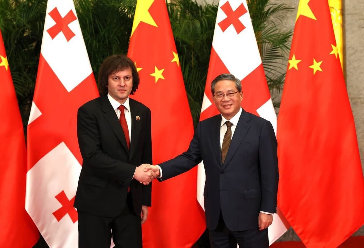 The Chinese premier said Beijing was ready to work jointly with Georgia to deepen cooperation