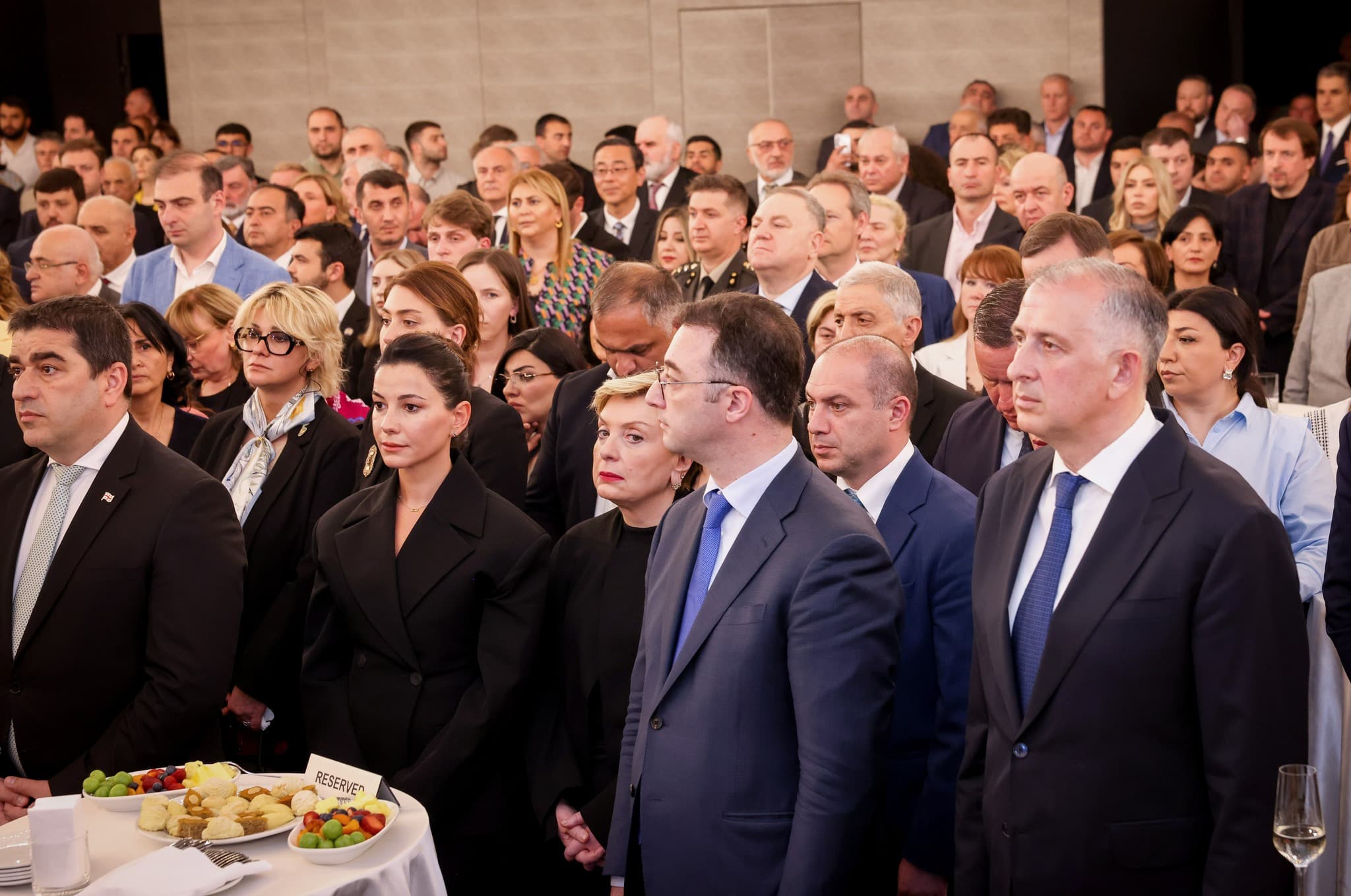 The anniversary reception was attended by representatives of Georgia’s legislative and executive authorities, as well as members of the diplomatic corps