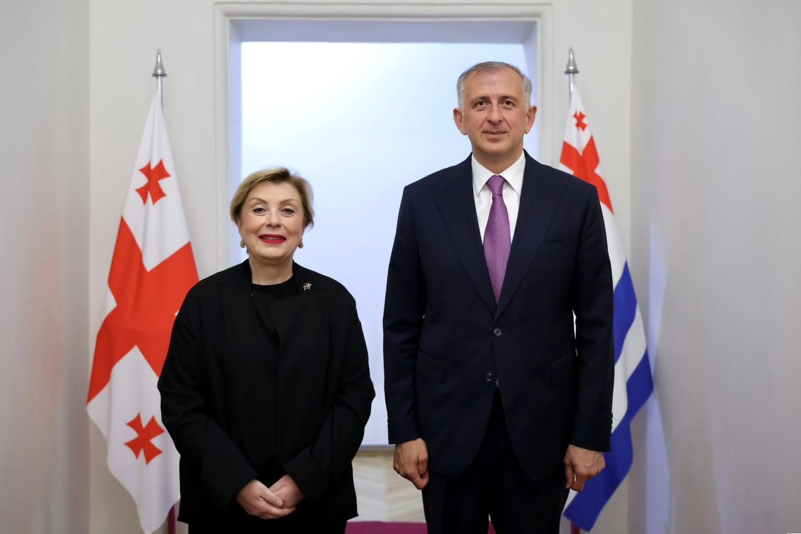 ზურაბ პატარაძე თინათინ რუხაძეს შეხვდა