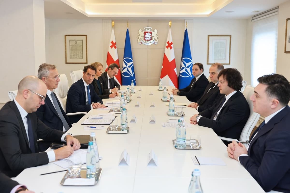 ირაკლი კობახიძე იენს სტოლტენბერგს შეხვდა
