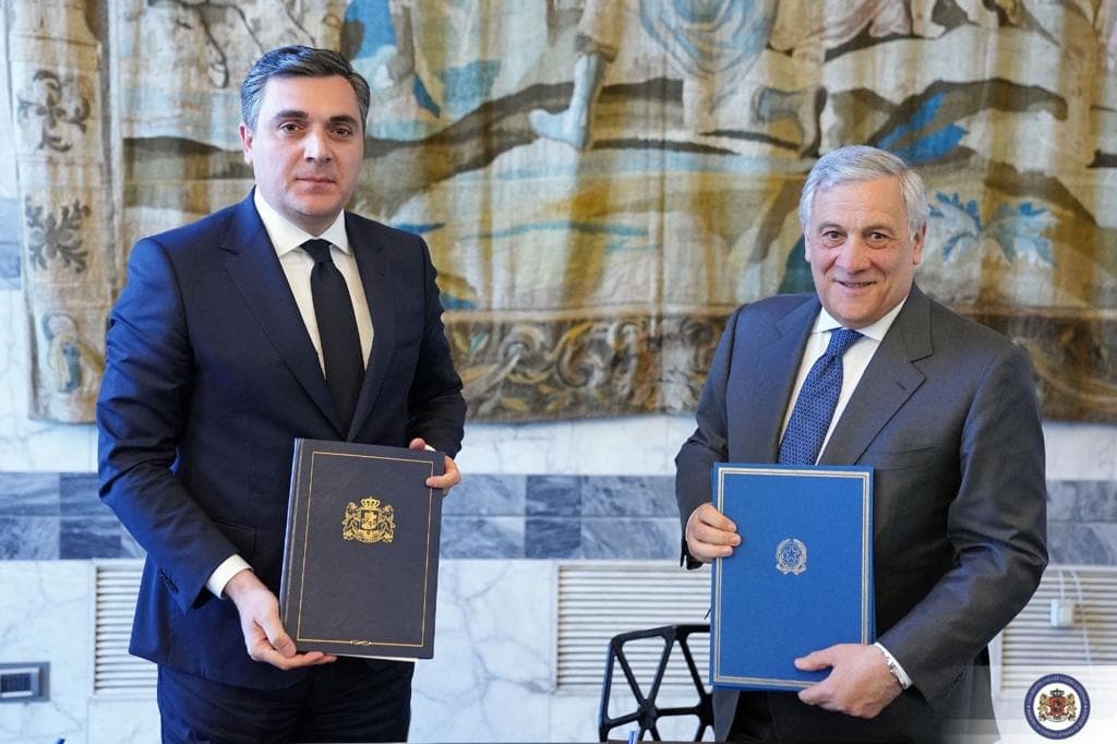 საქართველოსა და იტალიის რესპუბლიკას შორის მაღალი დონის დიალოგის დაფუძნების შესახებ ერთობლივი დეკლარაცია გაფორმდა