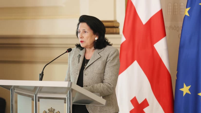 Georgian President slams “unconstitutional convening” of new Parliament as “black Monday”