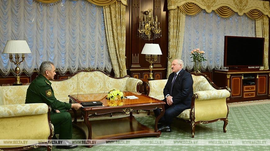 დენისენკო – სერგეი შოიგუს მინსკში ვიზიტს შესაძლოა, ორი მიზანი ჰქონდეს