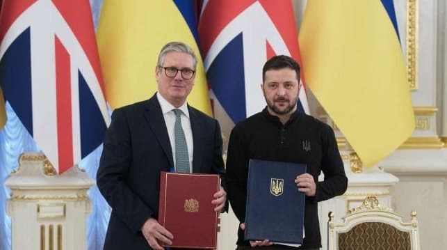უკრაინამ და ბრიტანეთმა 100-წლიანი პარტნიორობის ხელშეკრულებას მოაწერეს ხელი
