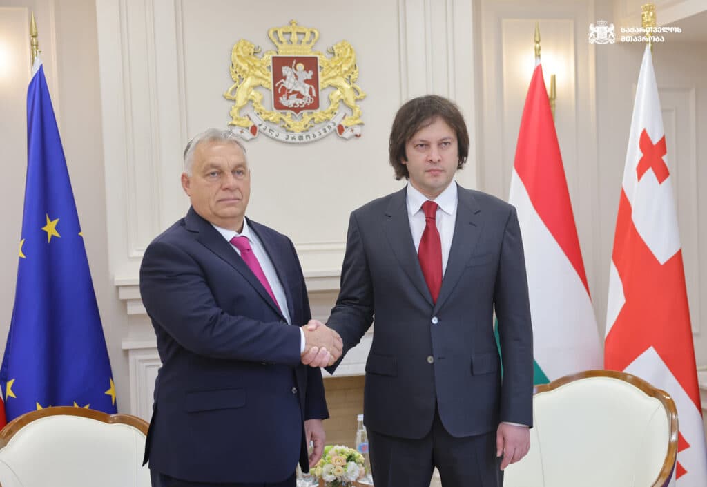 Orbán praises Georgian PM as “hero” at CPAC Budapest