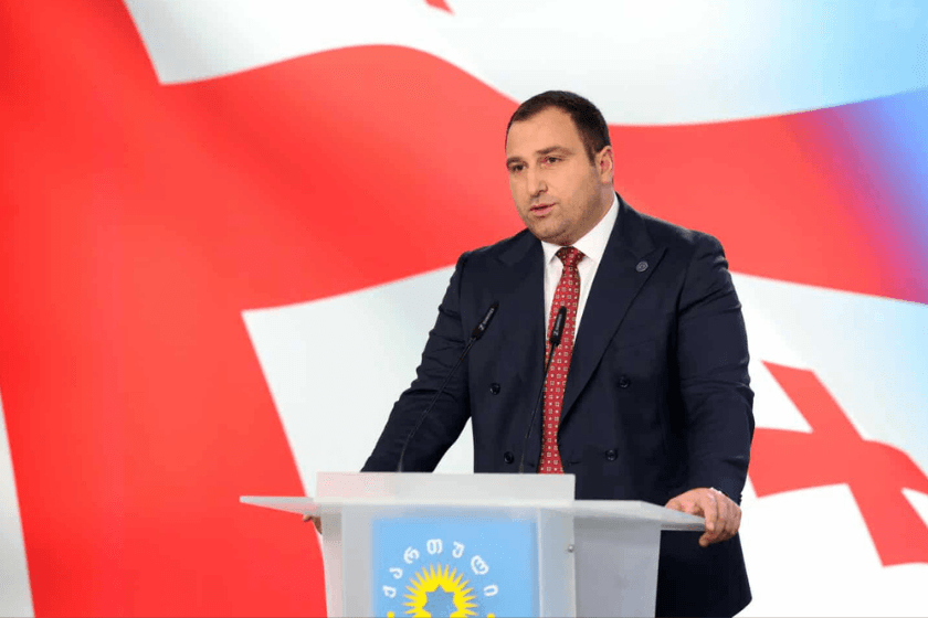 Ruling party leader Kirtskhalia urges TBC Bank to respond to use of its platform by ‘radical figure’