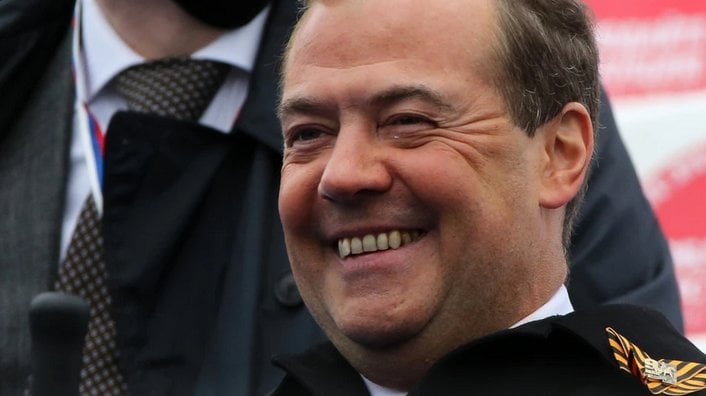 Medvedev described nuclear arms as “an emergency and extremely dangerous weapon for all humanity,” but stressed that their use would be considered in circumstances where the country’s survival was at stake