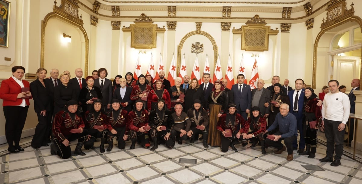 President Kavelashvili thanked the award recipients for their creative work