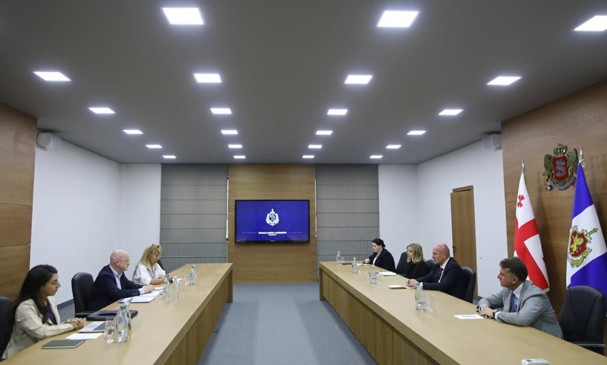 შალვა თადუმაძე ალან მიჩელს შეხვდა